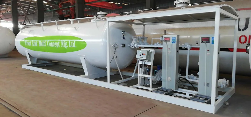 Mini 15000 Liters LNG Gas Tanker Combination Filling Station for Sale