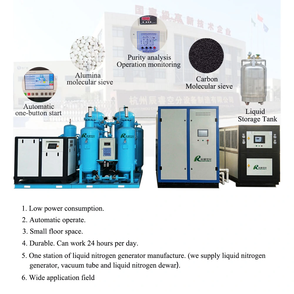 High Efficiency Nitrogen Liquefier Liquid Nitrogen Production