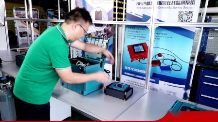 Dispositivo portátil de teste de vazamento de gás SF6 com método NDIR