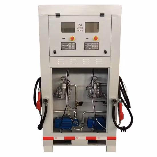 Mini tanque móvel Zcheng 1000L 2000L 3000L com dispensador de combustível Posto de combustível móvel